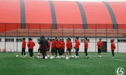 Eskişehirspor antrenmanlara devam ediyor.