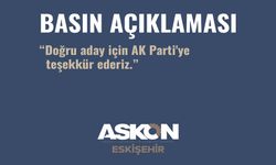 ASKON Eskişehir'den AK Parti'ye teşekkür.