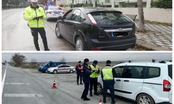 Eskişehir Emniyet Müdürlüğü ve Jandarma Komutanlığı trafik denetimlerine devam ediyor.