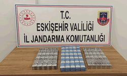 Eskişehir’de yüzlerce paket kaçak sigara yakalandı