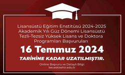 ESTÜ Lisansüstü Eğitim Programlarının başvuru süresini uzattı