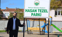 Beylikova'da vefa örneği: 'Hasan Tezel Parkı' hizmete açıldı