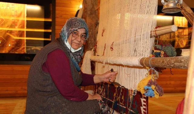 Bu kilim binlerce kişinin emeğini taşıyacak