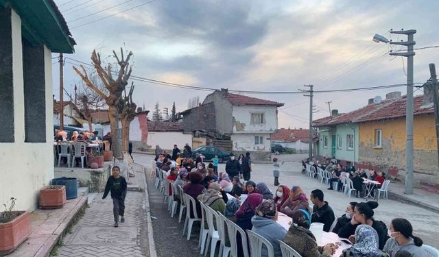 Eskişehir’in en eski yerleşim yerinde iftar yemeği