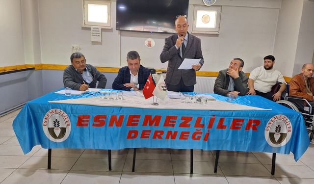 Esnemezliler Der. 19. Olağan Genel kurulunu yaptı.