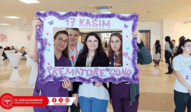 Eskişehir Şehir Hastanesi’nde Dünya Prematüre günü etkinliği yapıldı