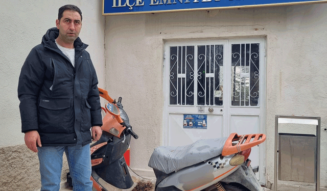 Eskişehir'de çalınan motosiklet sahibine teslim edildi